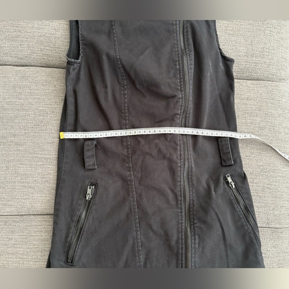 H&M Black biker Mini Dress (no belt) - Picture 5 of 6